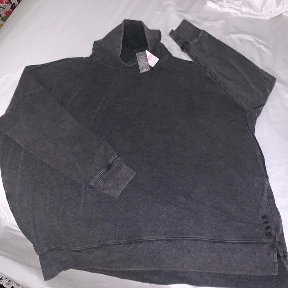 PINK Victoria’s Secret gray washed oversized sweater